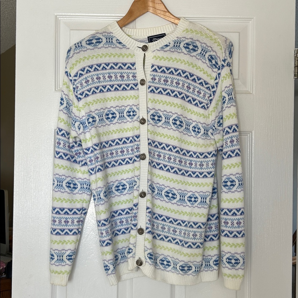 Cherokee Multicolor Knit Cardigan
